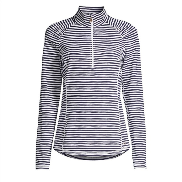 Lilly Pulitzer Tops - Lilly Pulitzer Justine Half-Zip UPF 50+ Stripe